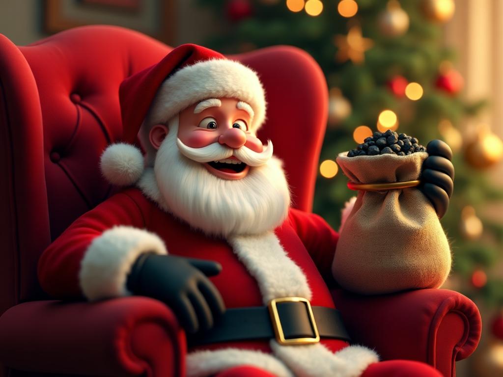 Santa Cod Image Santa-Coal.Com | Give the Gift of Coal (with love)